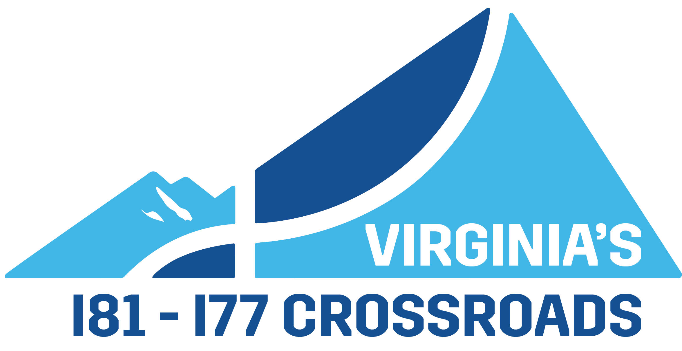 Virginia's i81-i77 Crossroads logo